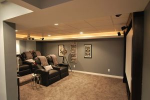 Enjoy watching your favorite television and movies from your own private theater room.