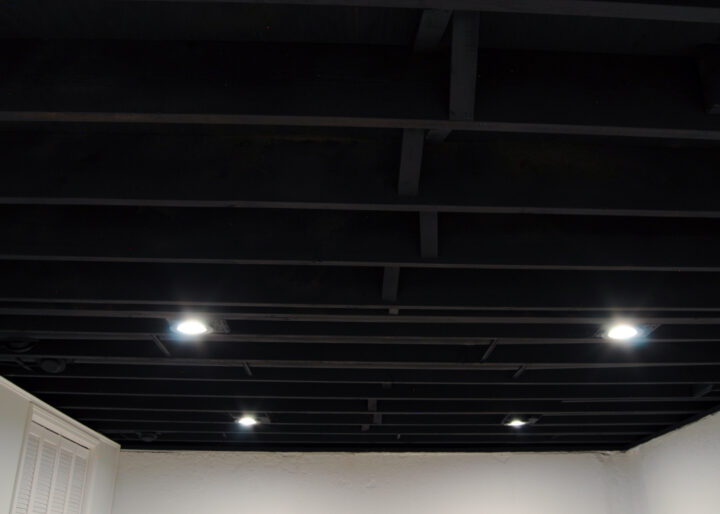 Open Ceiling with dryfall paint 